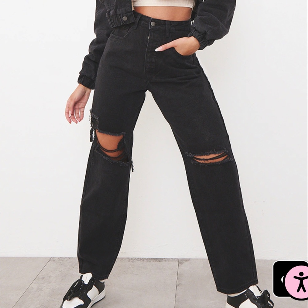 Pretty little thing black jeans